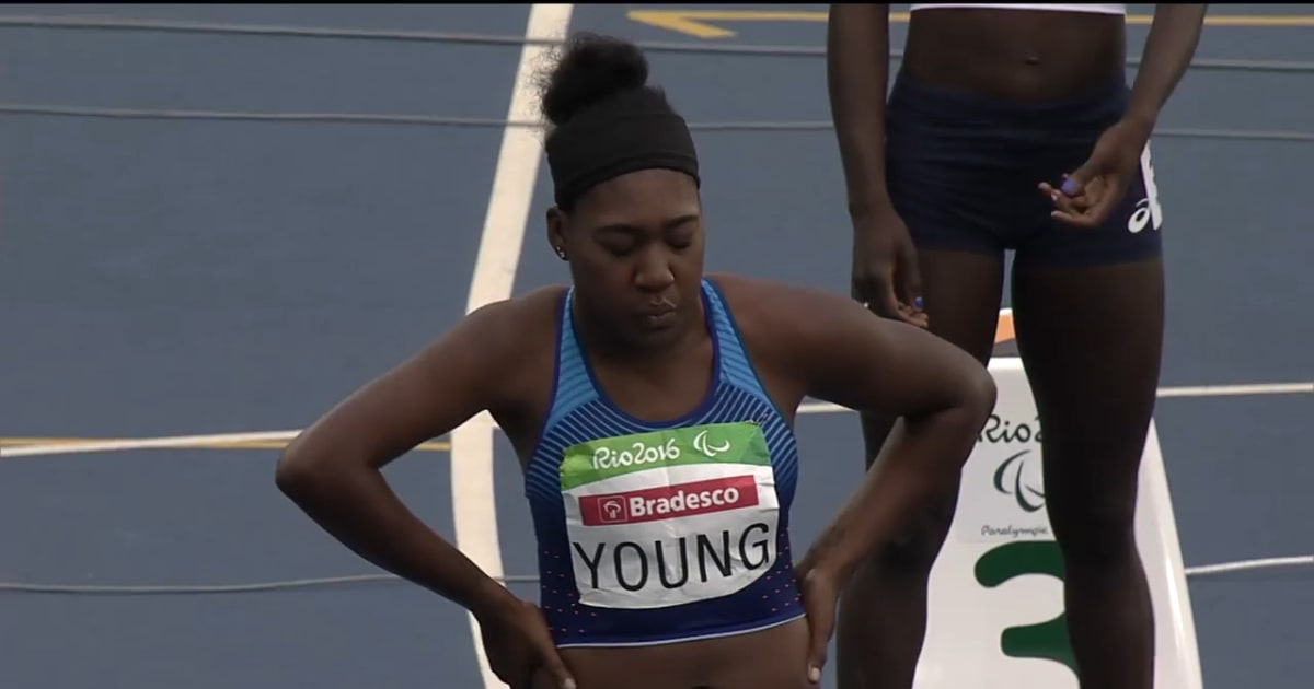 Team USA Deja Young Captures Gold in the Women's 200Meter T47 Final